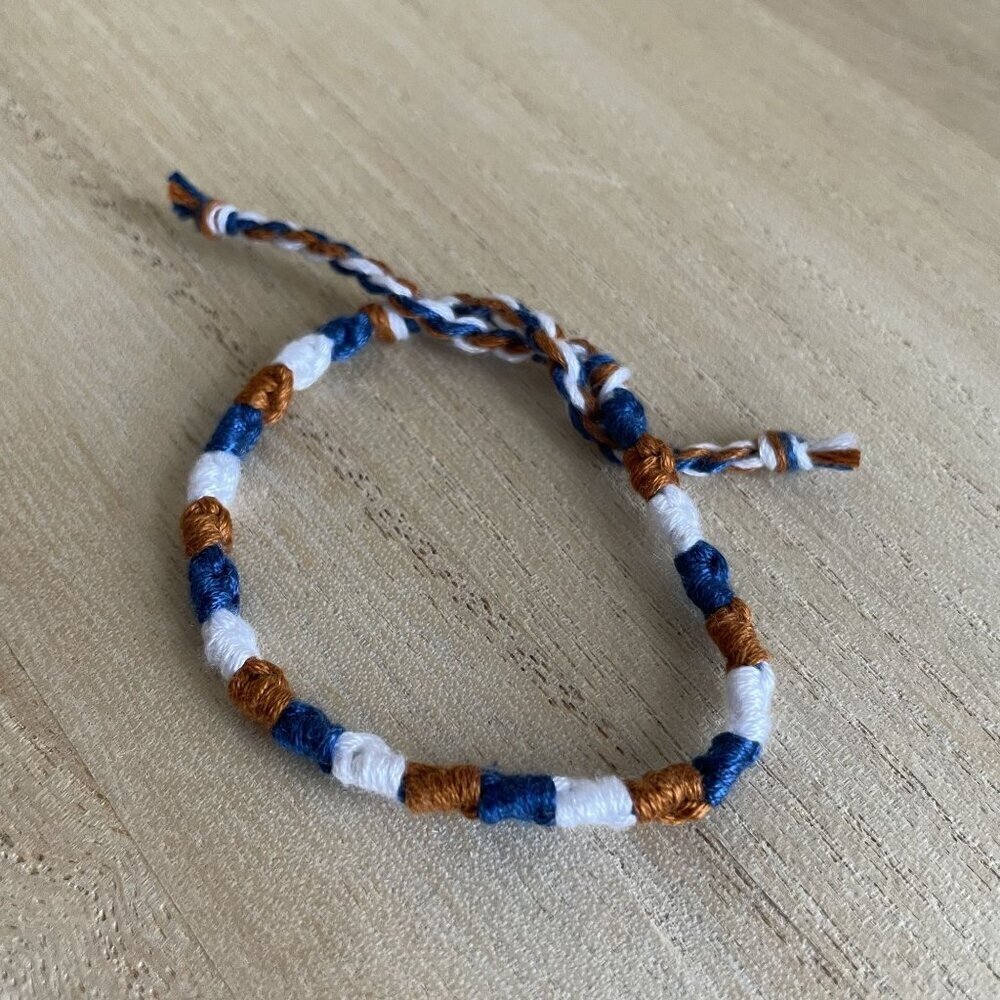 Nylah Bracelet, anklet, trendy, comfortable, tie, embroidery thread, woven, gift